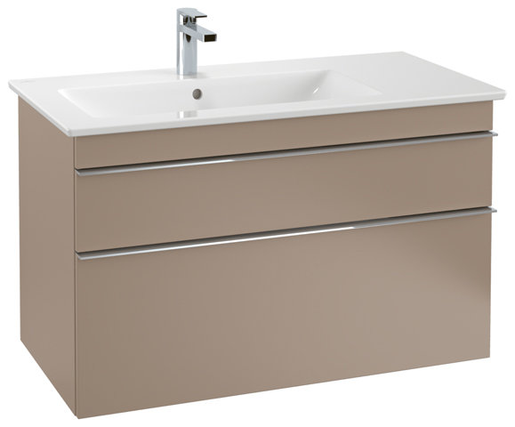 Villeroy & Boch Venticello Cupboard wash basin 4134L1, 1000x500mm, 1 tap hole, with overflow