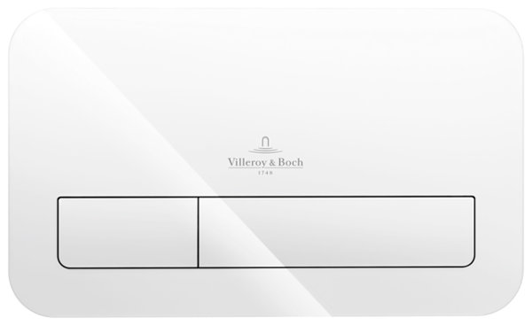 Villeroy & Boch ViConnect, WC actuation plate 200G, 2-flush, 922400