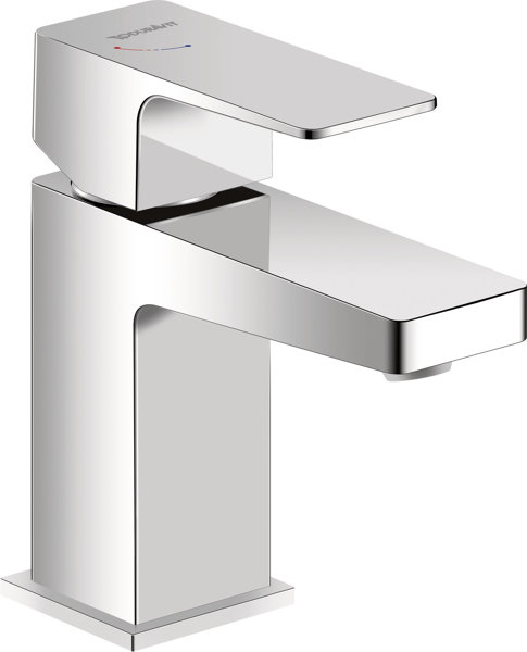 Duravit Manhattan single lever basin mixer, without pop-up waste, with FreshStart, chrome, MH1011002010