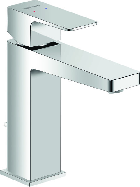 Duravit Manhattan single lever washbasin mixer, 129 mm projection, with drain set, MH1020001