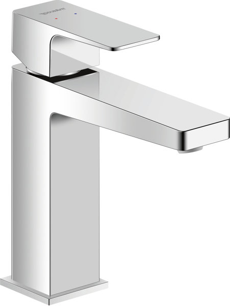 Duravit Manhattan single lever basin mixer, 129 mm projection, without pop-up waste, MH1020002