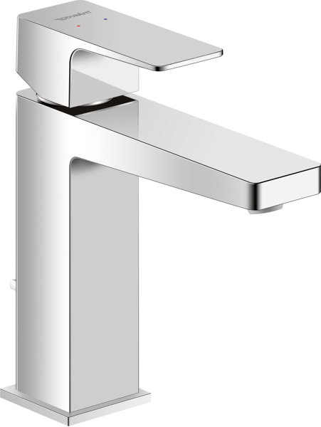 Duravit Manhattan single lever basin mixer, M MinusFlow, 129 mm projection, with pop-up waste, MH102...