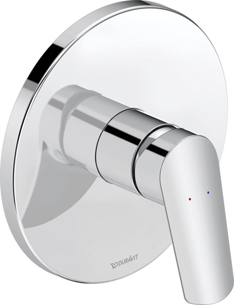 Duravit No.1 single-lever shower mixer, concealed, high-gloss chrome, consumer 1, N14210010010