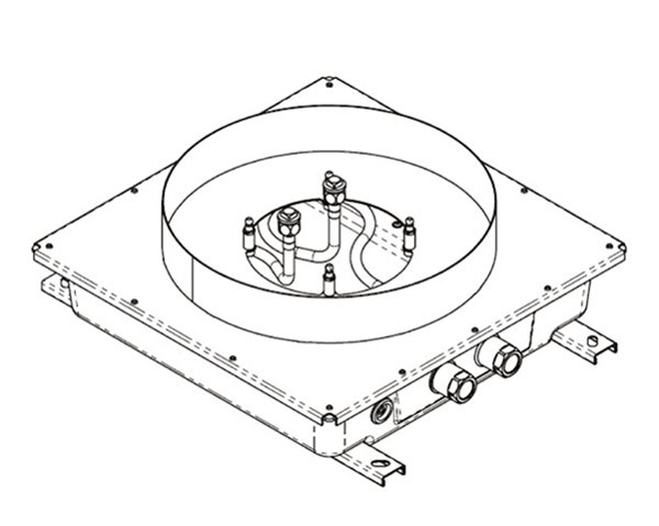 Dornbracht ceiling installation box, flush-mounted, for ceiling installation, D=310mm, 3503397090