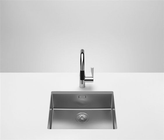 Dornbracht single basin, 500 x 400mm, polished stainless steel, 38500003-85