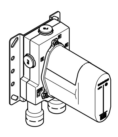 Villeroy & Boch UP thermostat with pre-shut-off, kit pre-assembly