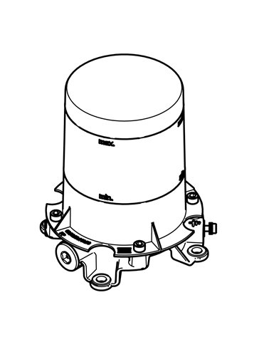 Dornbracht floor fixing, kit pre-assembly, 35945970