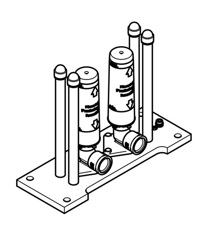 Dornbracht floor fixing, kit pre-assembly, 3594897090