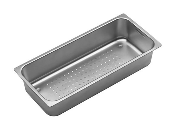 Dornbracht rest bowl perforated, 175x 395mm, stainless steel, 84800001-85