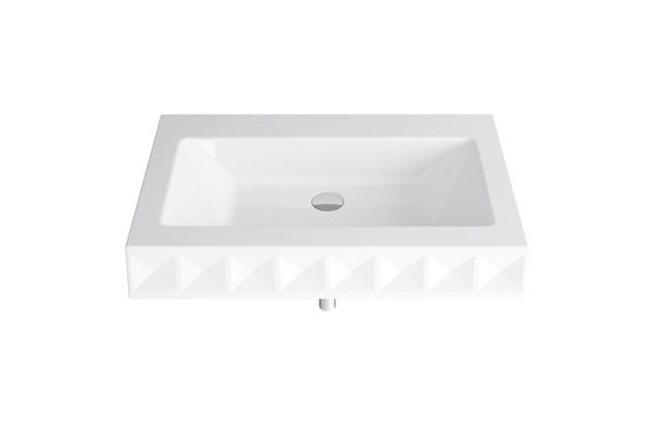 Bette Loft Ornament Wall-mounted washbasin without tap hole, A230-SWV1A 825 x 525 mm