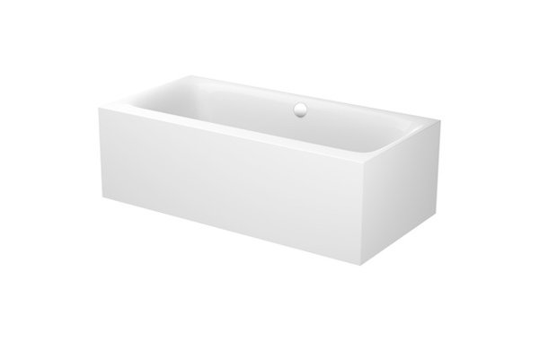 Bette Lux Silhouette Side, free standing steel bathtub, 170x85cm, 3460CFXVS