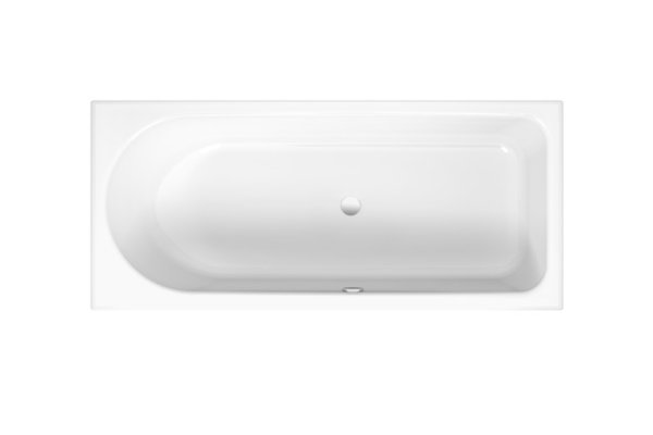 Bedside bathtub Ocean 170x80 cm, 8865, overflow front, white