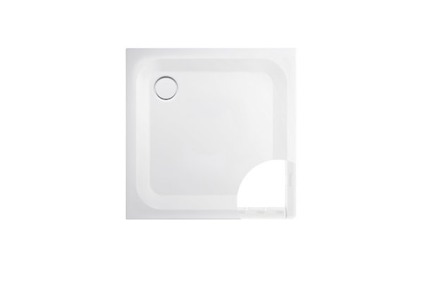 Bette Ultra rectangular shower tray with minimum tub support 900x850x25mm, with Anti-Slip Pro, 1559