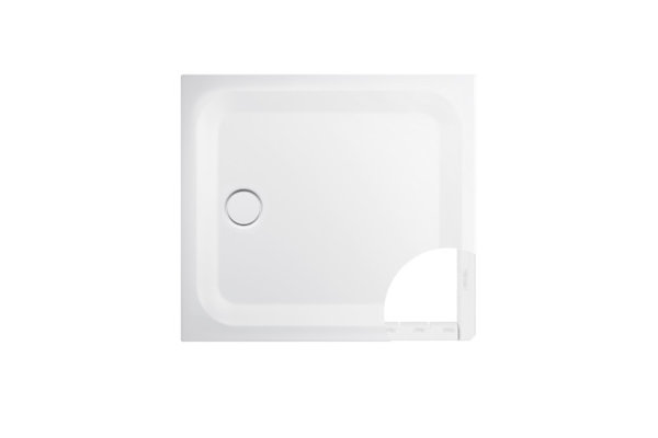 Bette Ultra rectangular shower tray with minimum tub support 1000x750x25mm, with Anti-Slip Pro, 1650