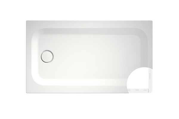 Bette Ultra rectangular shower tray with minimum tub support 1300x700x35mm, with Anti-Slip Pro, 5784