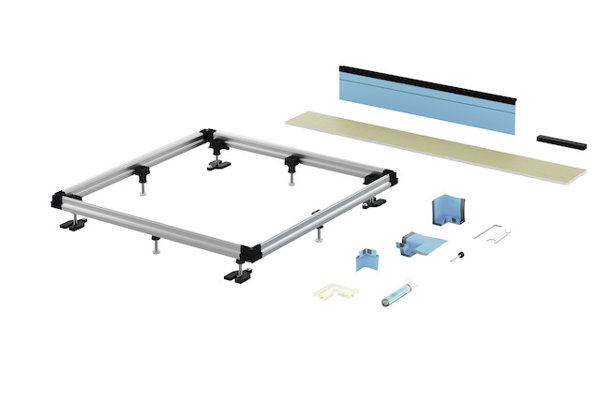 Bette Floor installation system Universal, adjustment range 75-215mm, 70x70cm