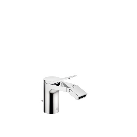 Dornbracht LissÃ© bidet single-lever mixer with drain set, projection 123mm, 33600845