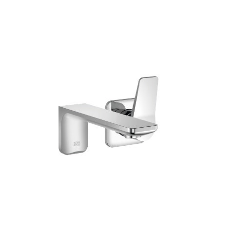 Dornbracht Lissß© wall-mounted single-lever basin mixer without pop-up waste, 170 mm projection, 3...