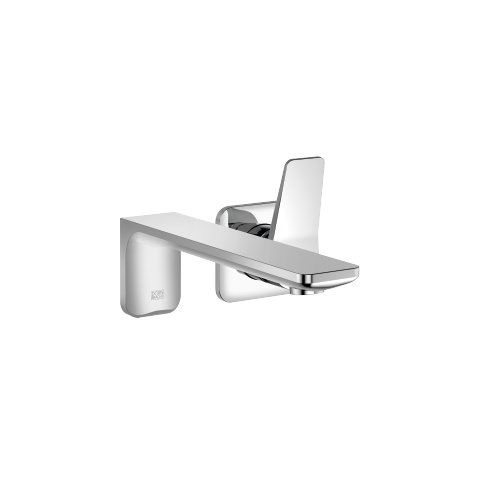 Dornbracht Lissß© wall-mounted single-lever basin mixer without pop-up waste, projection 210 mm, 3...