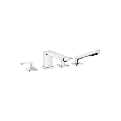 Dornbracht LULU four-hole bath mixer for bath or tile rim installation, 215 mm projection, 27512710