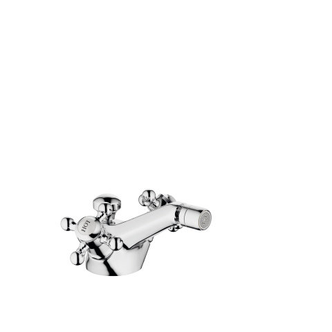 Dornbracht Madison bidet single-hole mixer, with pop-up waste, projection 125 mm, 24510360