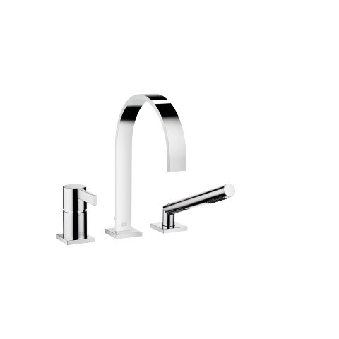 Dornbracht MEM bath three-hole single-lever mixer for bath rim or tile rim installation, projection ...