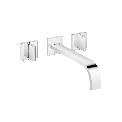 Dornbracht MEM wall-mounted basin mixer, without pop-up waste, 240 mm projection, final assembly kit...