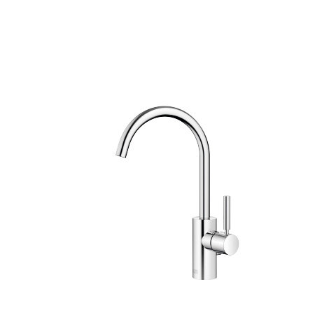 Dornbracht Meta single-lever basin mixer with pop-up waste, 167 mm projection, 360° swivel spout