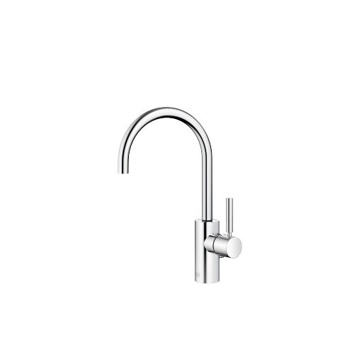 Dornbracht Meta single-lever basin mixer with pop-up waste, 167 mm projection, 180° swivel spout