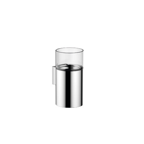 Dornbracht glass holder, wall model, with clear glass 83400979