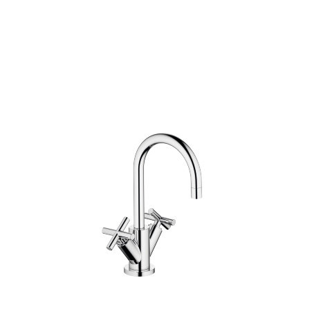 Dornbracht Tara single-hole basin mixer, with pop-up waste, 135 mm projection, 22512892