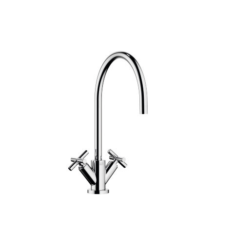 Dornbracht kitchen - Tara single-hole mixer, swivel spout 360 degrees, projection 235 mm