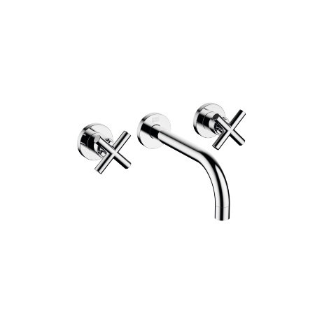 Dornbracht Tara wall-mounted basin mixer, 190mm projection, final assembly kit, 36712892