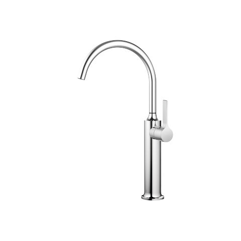 Dornbracht VAIA single-lever basin mixer with raised foot without pop-up waste, 201 mm projection, 3...