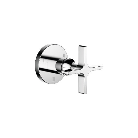 Dornbracht VAIA UP three-way diverter, cross handle, rosette D=60mm, 36210809