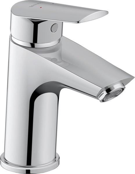 Duravit No.1 single-lever basin mixer, without pop-up waste, high-gloss chrome, N11010002010