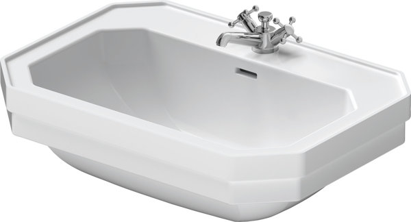 Duravit 1930 washbasin, 70x50cm, 1 tap hole