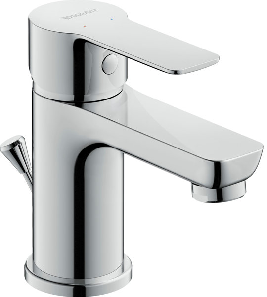 Duravit A.1 S washbasin mixer, with pop-up waste, 95mm projection, A11010001