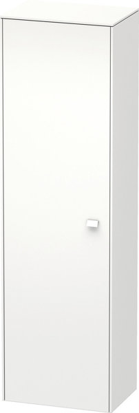 Duravit Brioso tall cabinet 177,0x52,0x36,0 cm, 1 door, hinged on left, 1 wooden shelf, 3 glass shelves