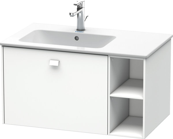 Duravit Brioso Vanity unit wall-mounted 82.0 x 47.9 cm, 1 pull-out, shelf unit on side, basin on left, for wash basin ME by Starck 234583