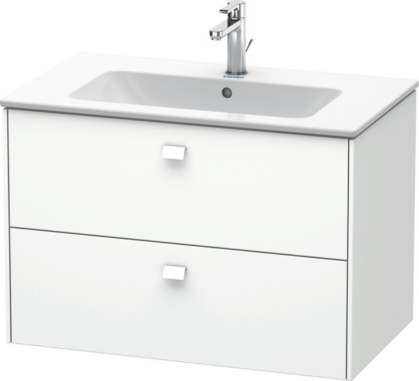 Duravit Brioso Vanity unit wall-mounted 82.0 x 47.9 cm, with 2 drawers, incl. siphon cut-out and apron, for wash basin ME by Starck 233683