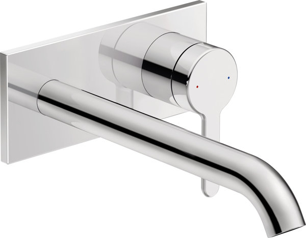 Duravit C.1 Single lever washbasin mixer flush-mounted, 225mm projection