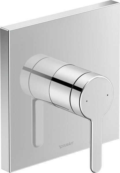 Duravit C.1 Single lever concealed shower mixer, square rosette, 1 consumer