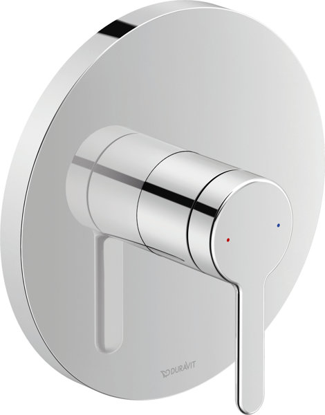 Duravit C.1 Single lever concealed shower mixer, round rosette, 1 consumer