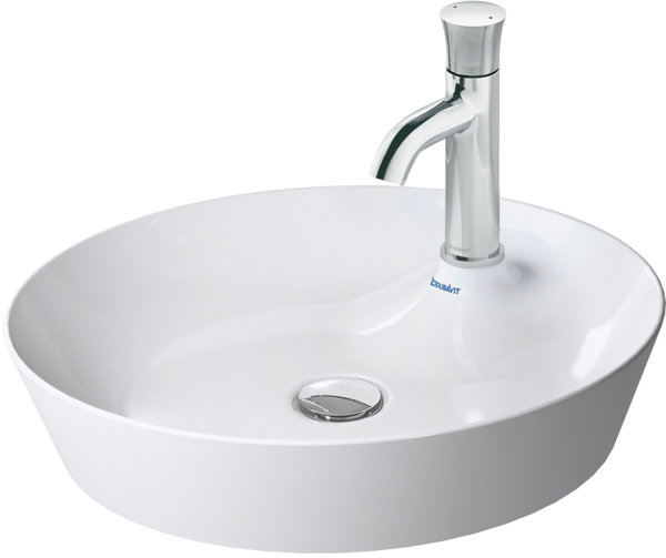 Duravit Cape Cod Aufsatzbecken, mit 480 mm, mit Armatureninsel, ohne Überlauf