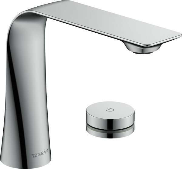 Duravit D.1e 2-hole electronic fitting M with built-in power supply, D111000080