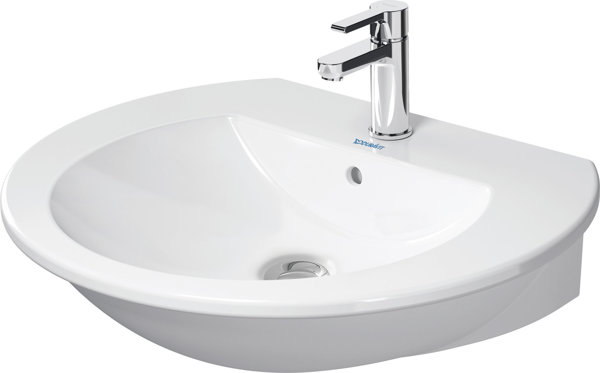 Duravit Darling New Waschtisch 262165, mit Überlauf, 1 Hahnloch, 650mm