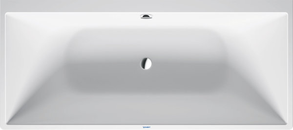 Duravit DuraSquare Badewanne Vorwandversion, 180x80cm, nahtlose Verkleidung, zwei Rückenschrägen, ...