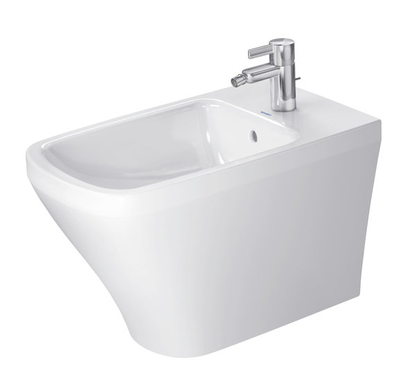 Duravit stand bidet DuraStyle 63cm with overflow, with tap hole bench, 1 tap hole