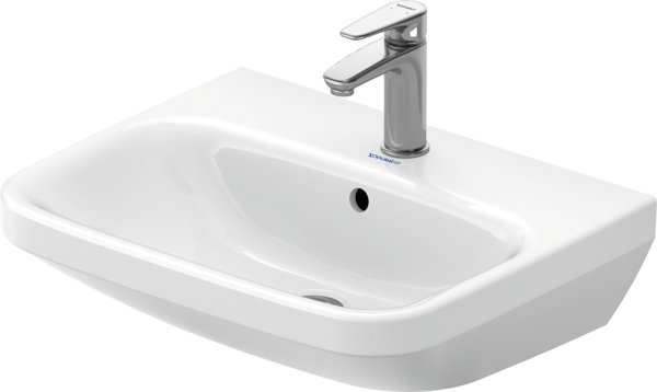 Duravit Waschtisch DuraStyle 55cm mit Überlauf, mit Hahnlochbank, 1 Hahnloch